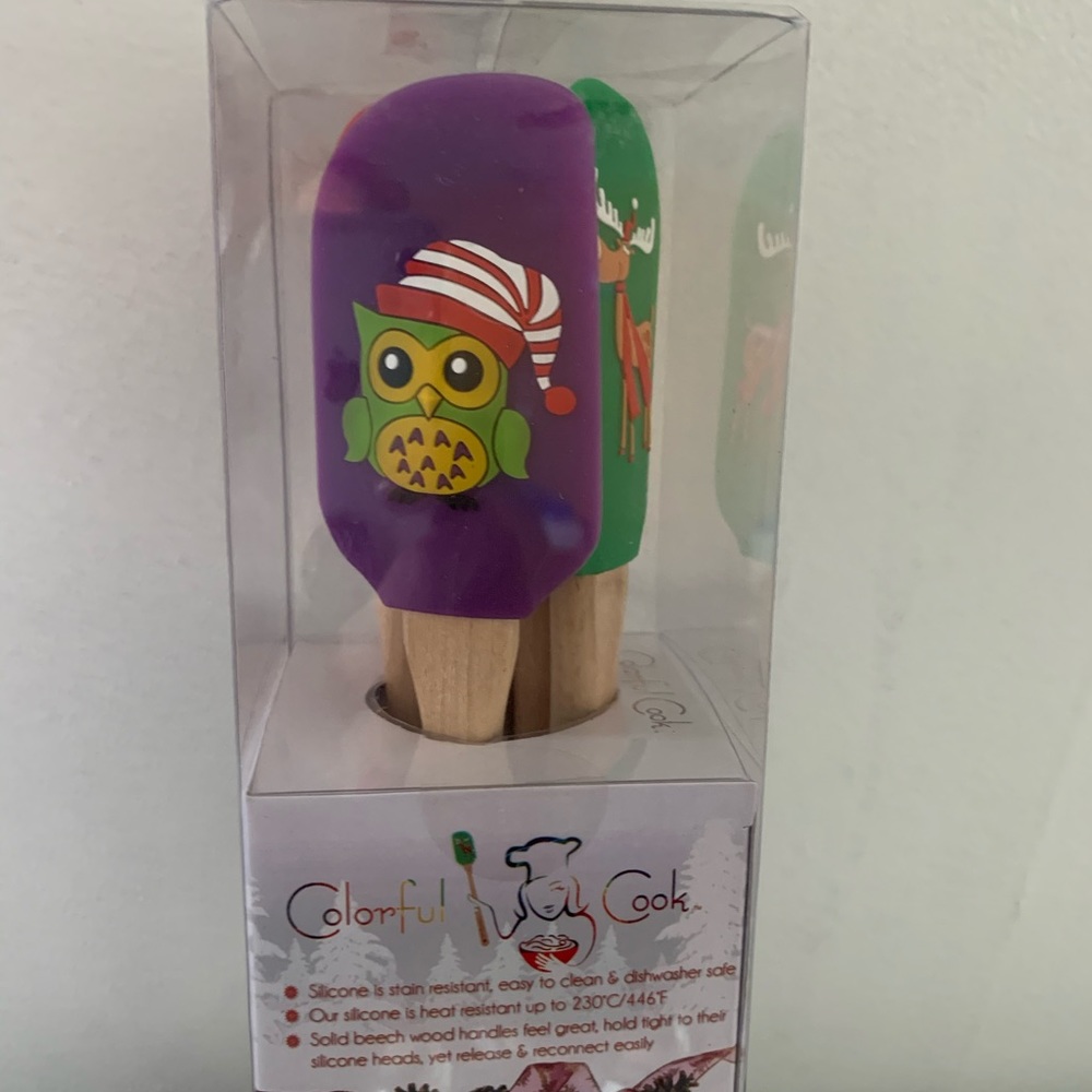 Colorful Cook Christmas Theme Design🎅 Baking Utensils Set